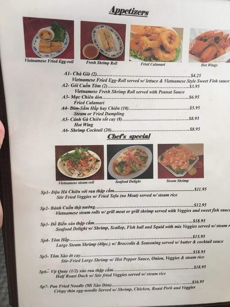 Bamboo Hut Chinese Restaurant - Newport News, VA menu_pic