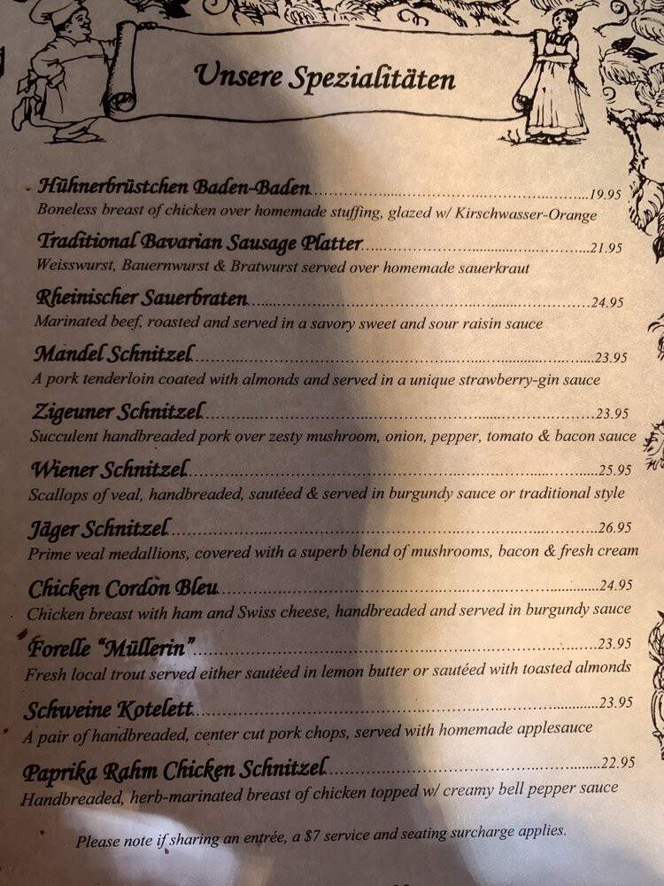 Bavarian Chef - Rochelle, VA menu_pic