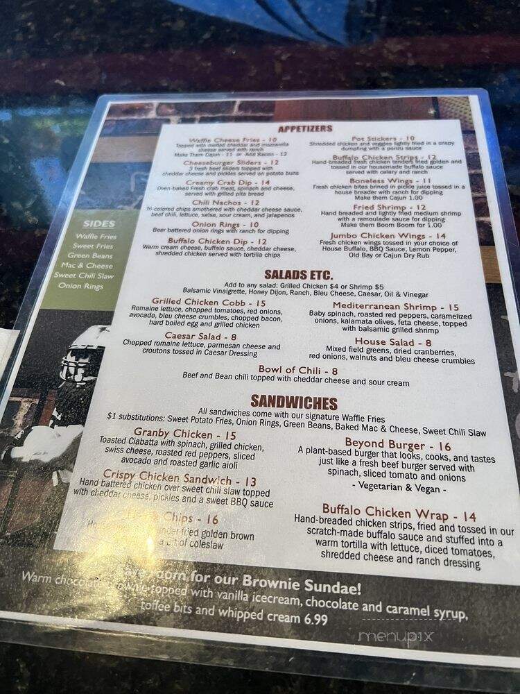 Baxter's - Norfolk, VA menu_pic