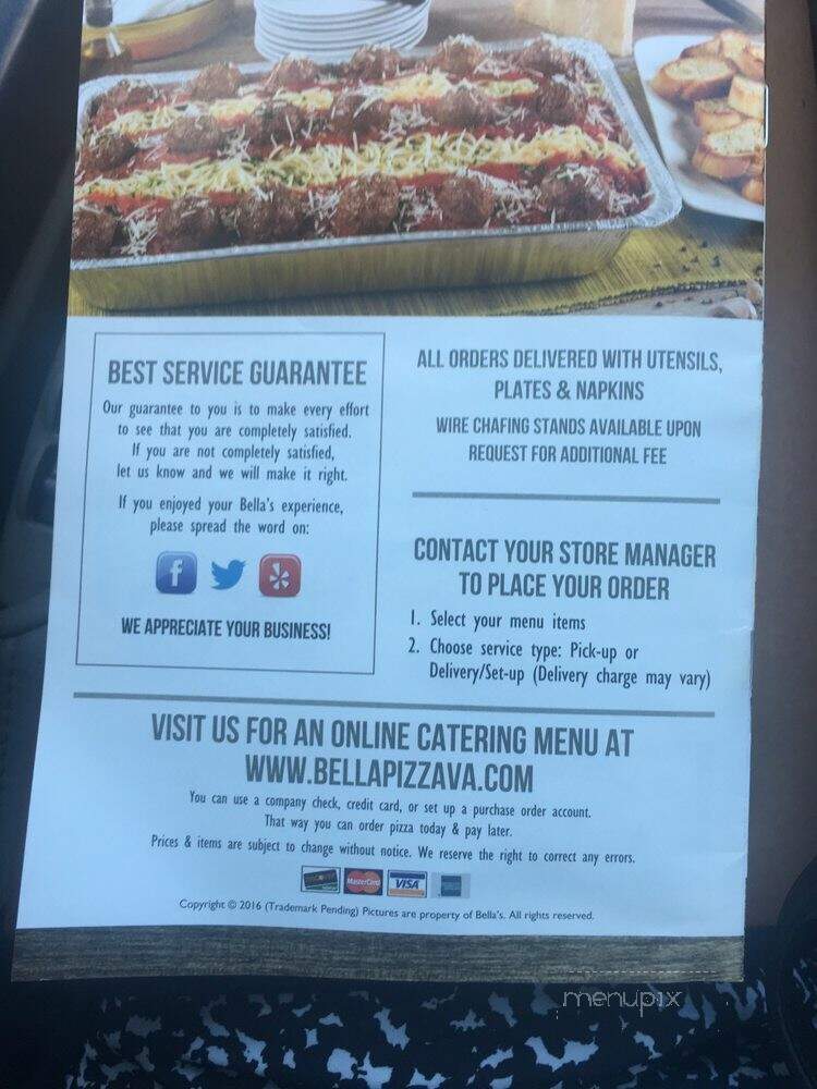 Belle Pizza & Subs - Centreville, VA