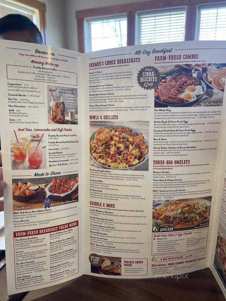 Bob Evans Restaurant - Stafford, VA menu_pic