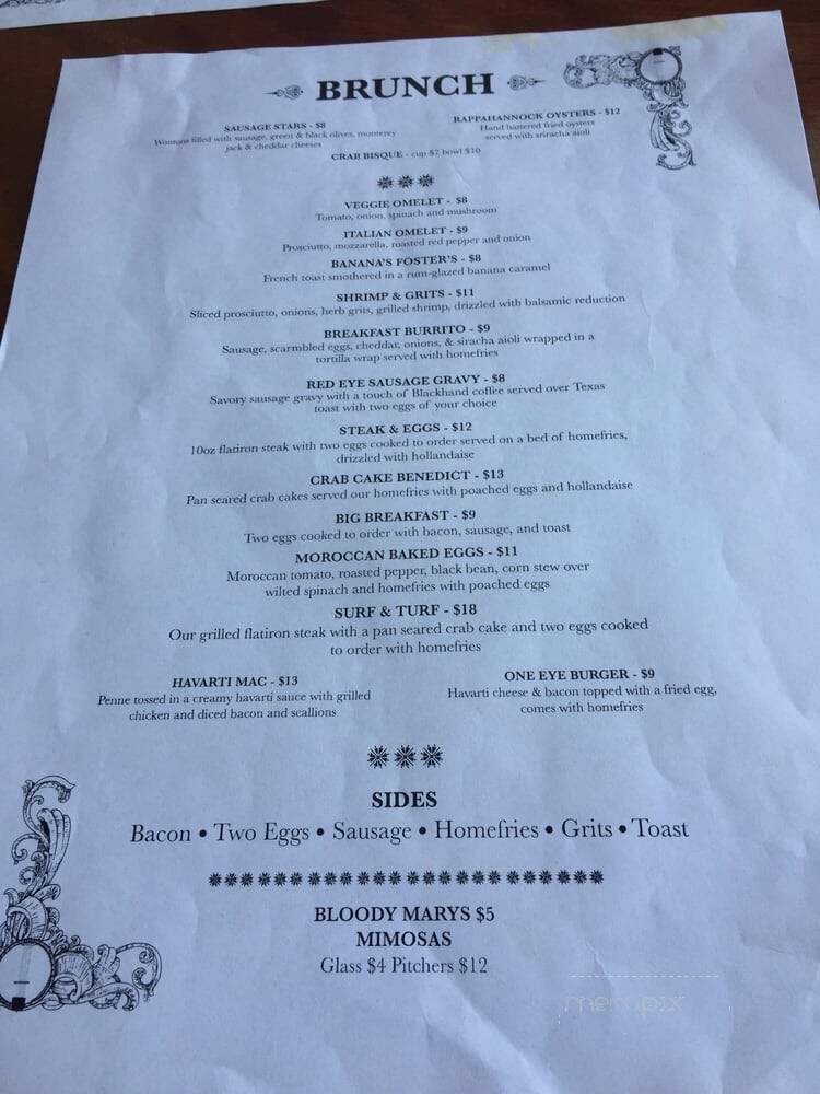 Camel - Richmond, VA menu_pic