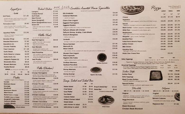 Candela's Pizzeria & Italiano - Richmond, VA