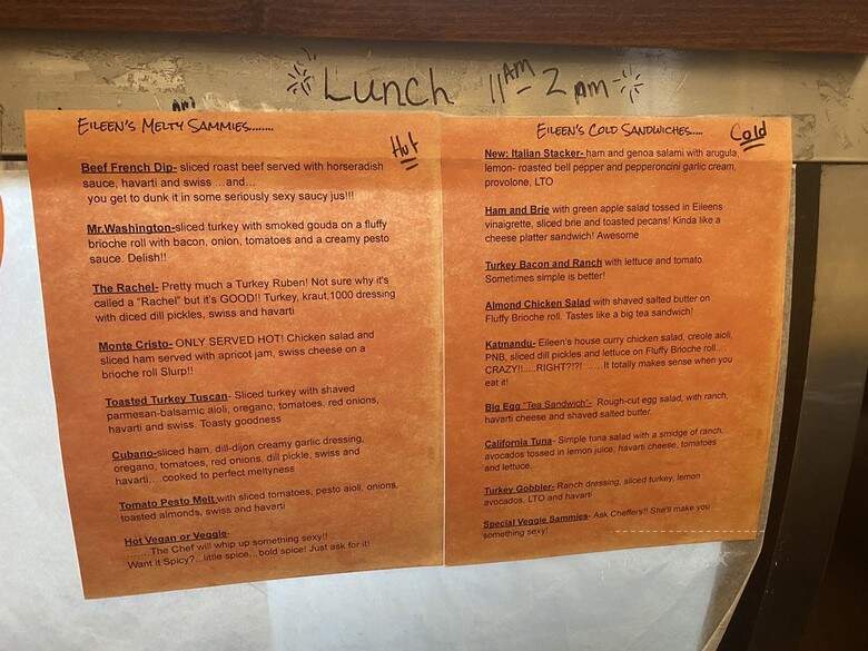 Eileen's At The Chimneys - Fredericksburg, VA menu_pic