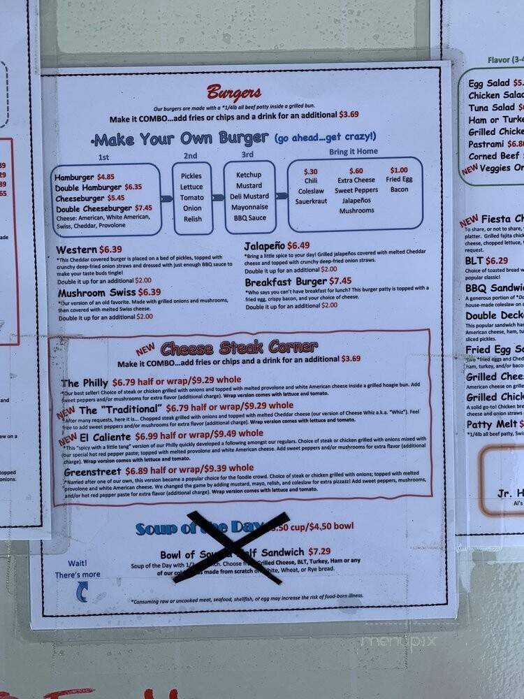 Famous Uncle Al's - Virginia Beach, VA menu_pic