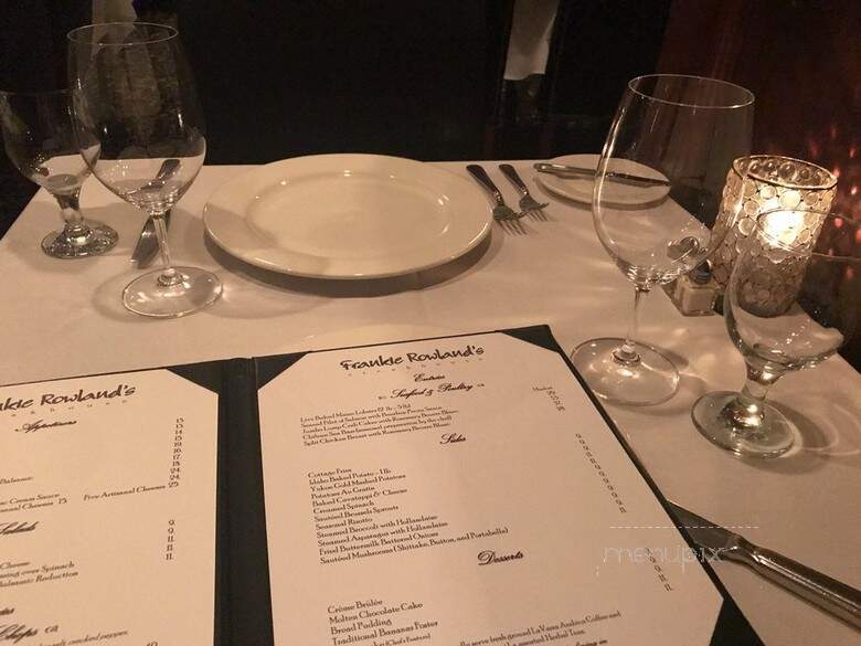 Frankie Rowlands Steakhouse - Roanoke, VA menu_pic
