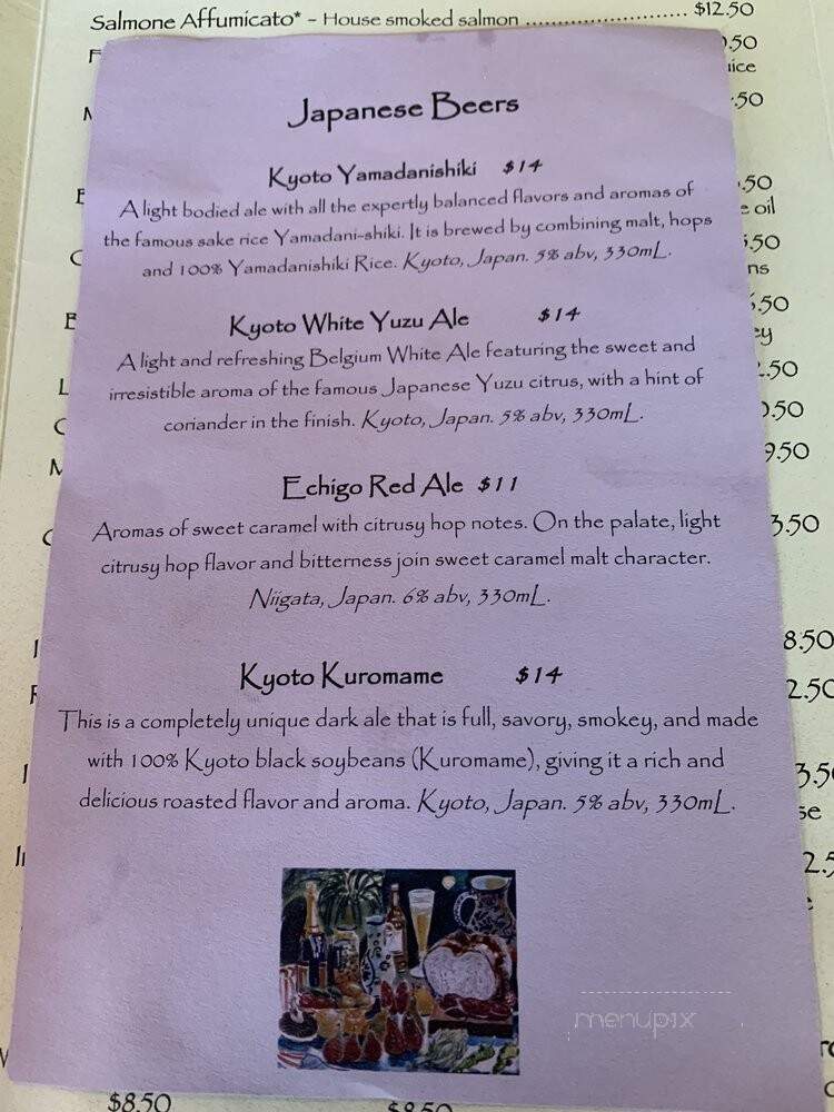 Girasole - The Plains, VA menu_pic