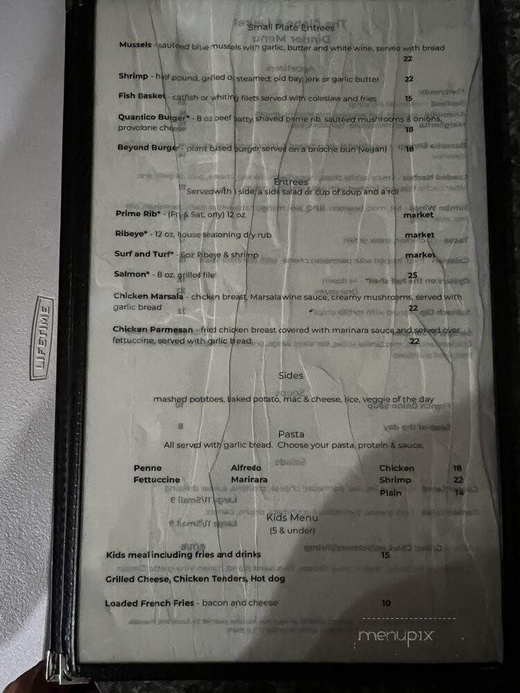 Globe & Laurel Restaurant - Triangle, VA menu_pic