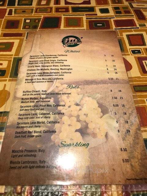 Gus' Italian Cafe - Mechanicsville, VA menu_pic