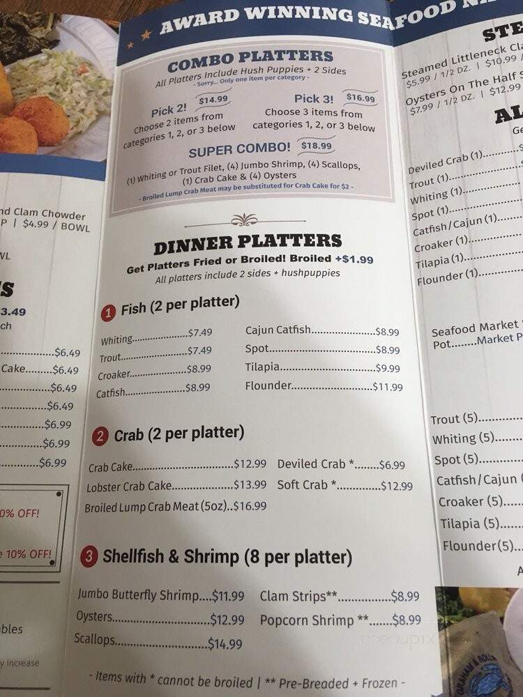 Henry's Seafood Market - Newport News, VA menu_pic