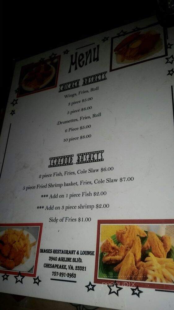 Images Restaurant - Chesapeake, VA menu_pic