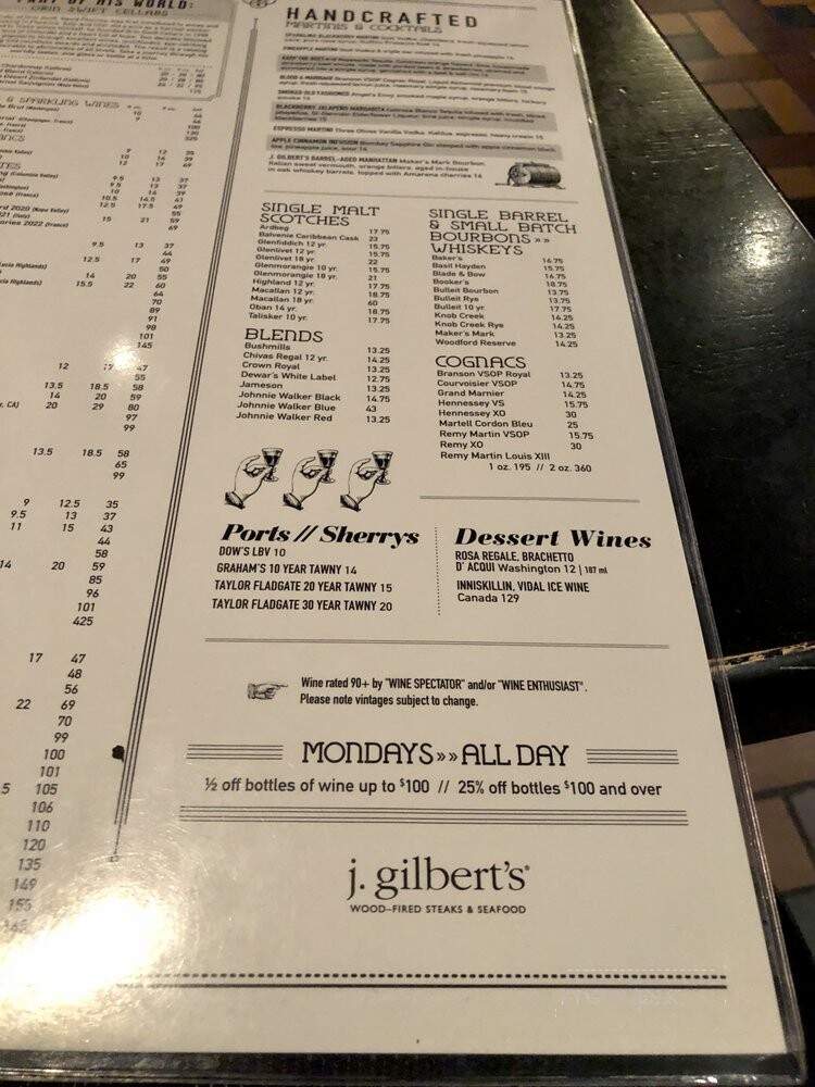 J Gilbert's Wood-Fired Steaks - McLean, VA