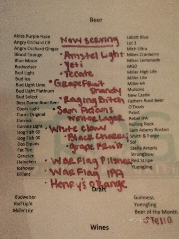 Jolly Frog - Virginia Beach, VA menu_pic