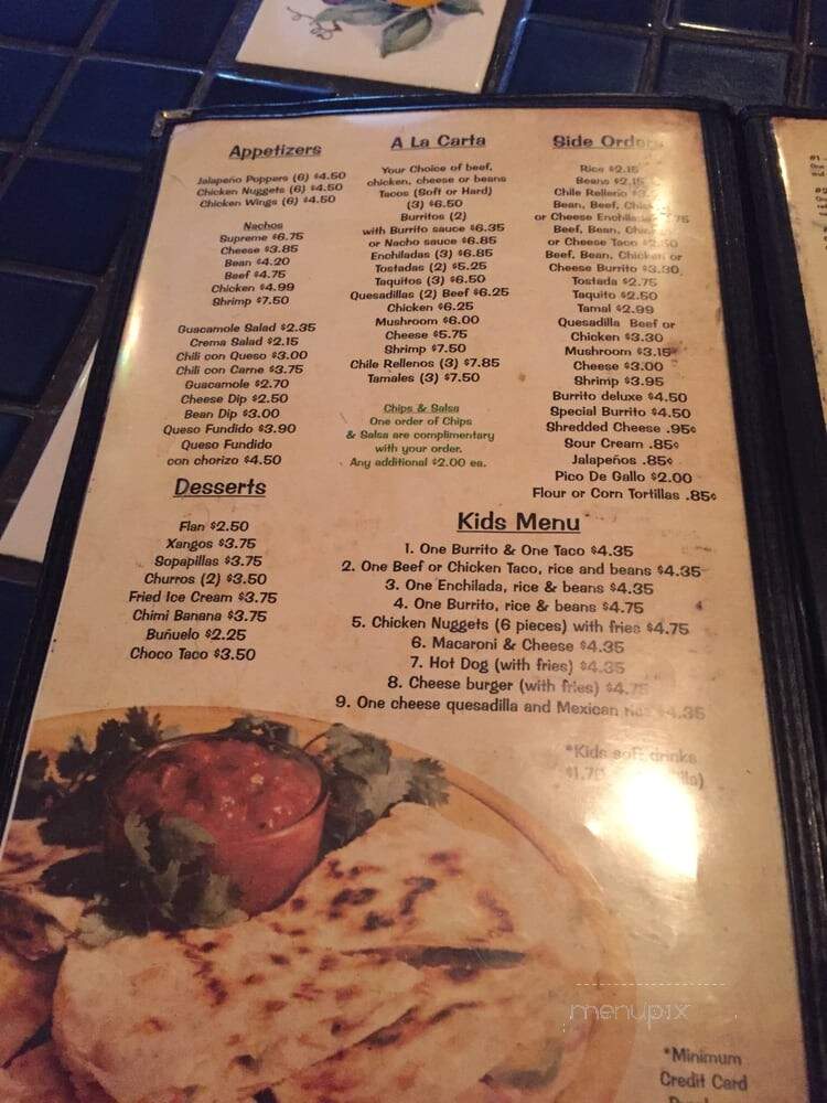Labamaba Mexican Restaurant - Richmond, VA menu_pic