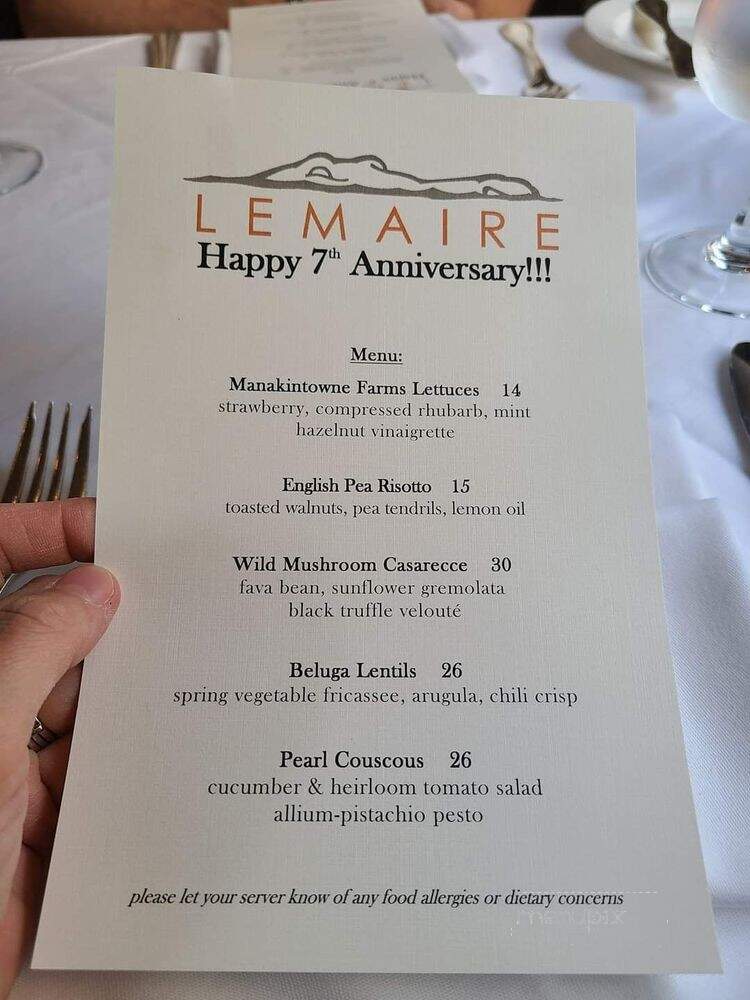 Lemaire Restaurant - Richmond, VA