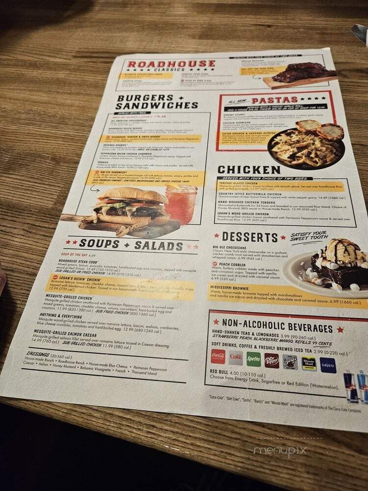 Logan Road House - Manassas, VA menu_pic