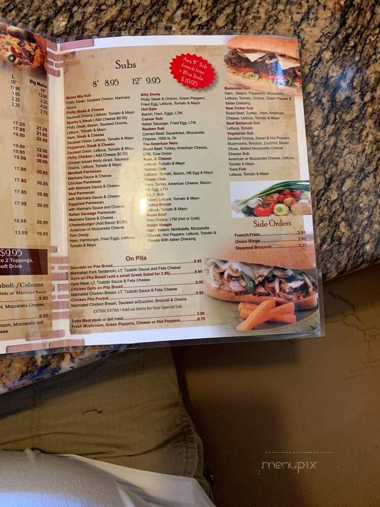 Mama Mia Pizza - Manassas, VA menu_pic
