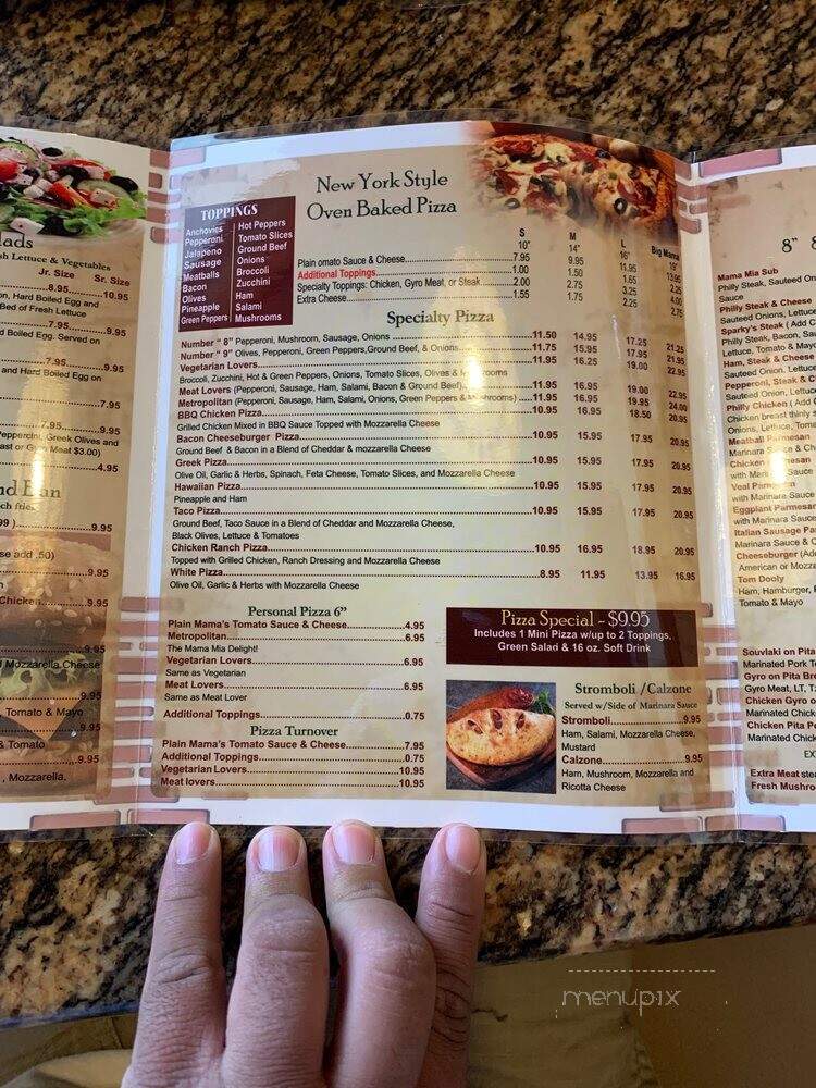 Mama Mia Pizza - Manassas, VA menu_pic