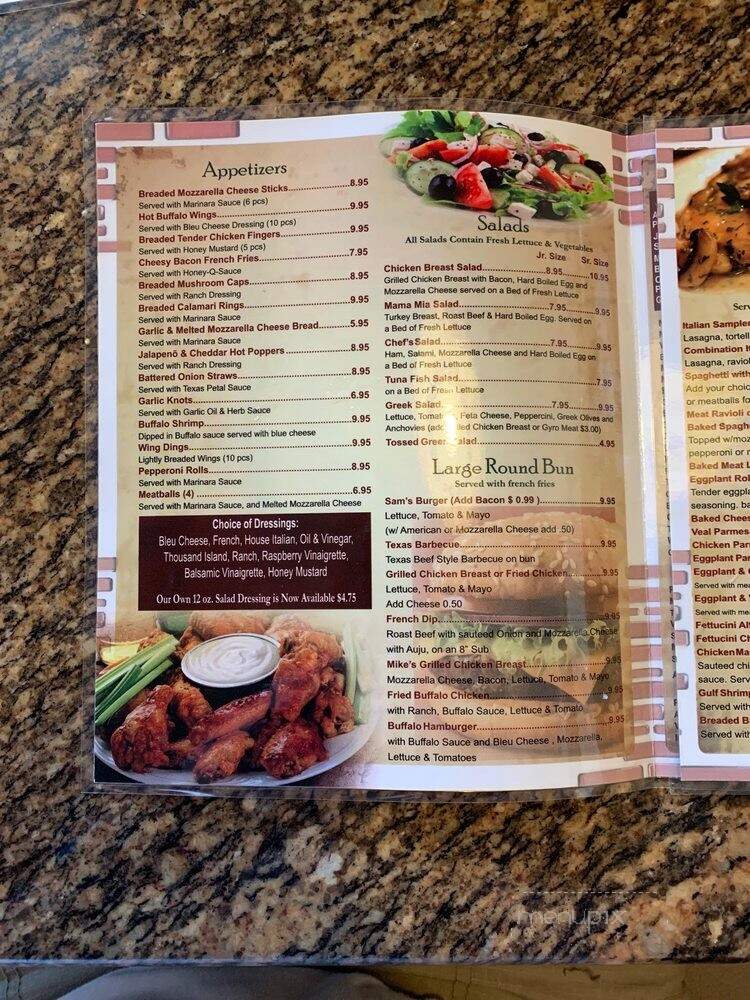 Mama Mia Pizza - Manassas, VA menu_pic