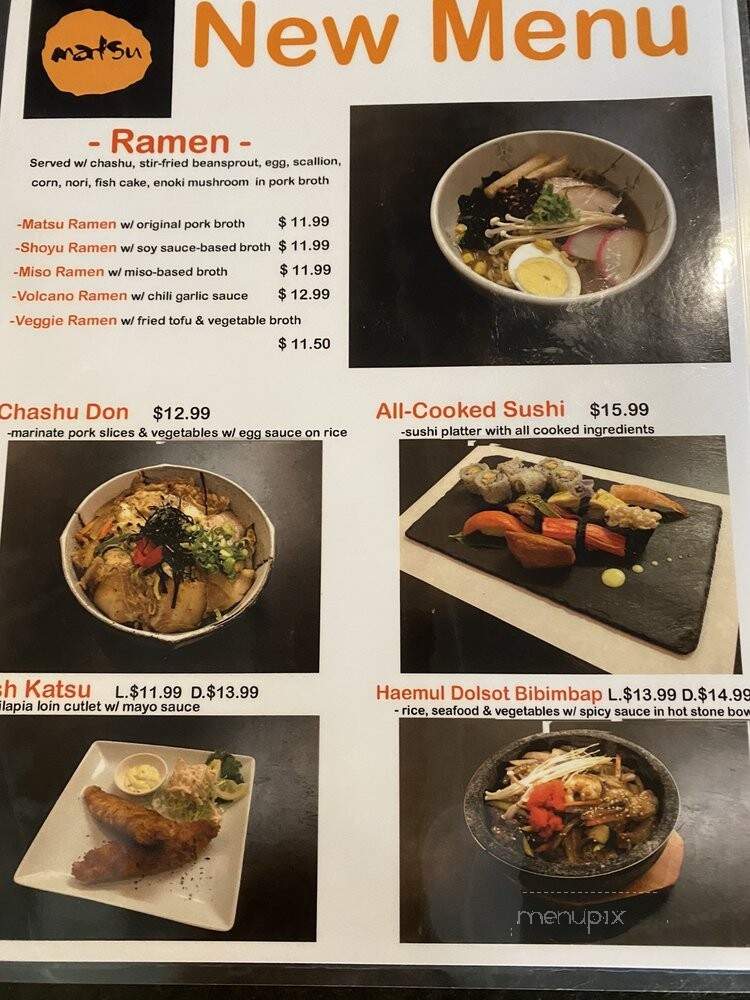 Matsu Sushi Restaurant - Centreville, VA