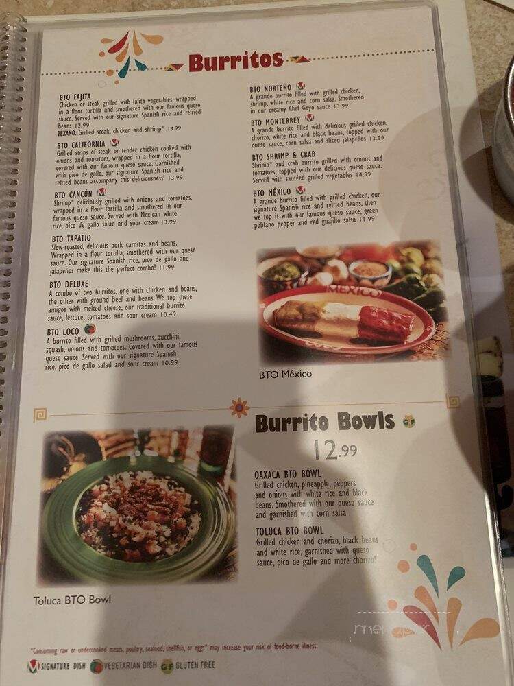Mexico - Midlothian, VA menu_pic