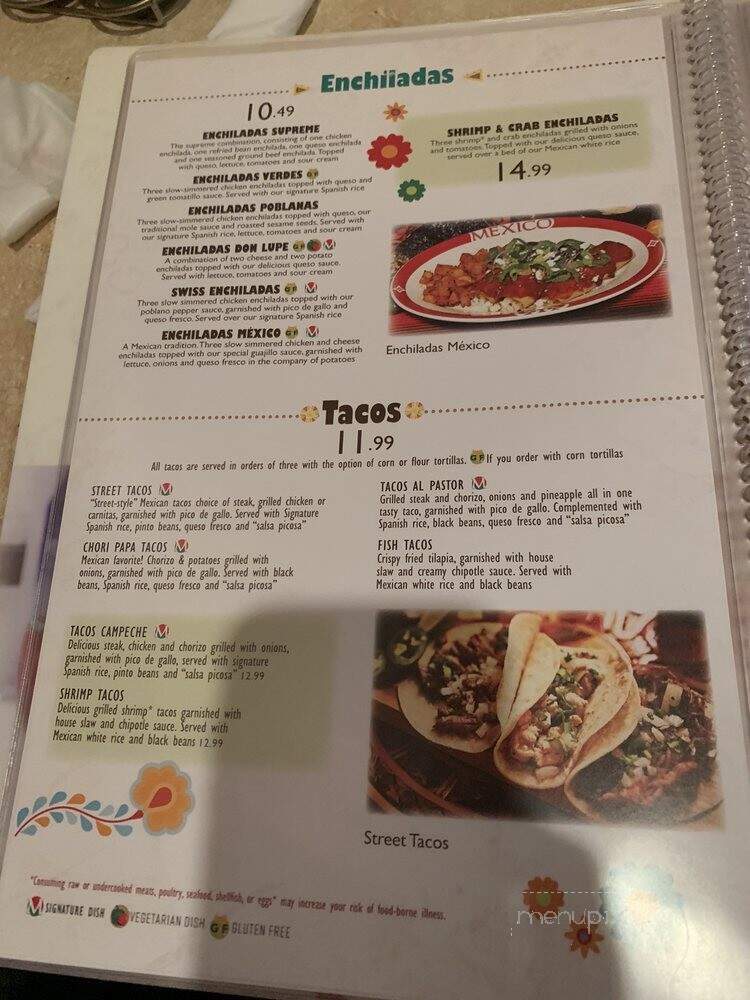 Mexico - Midlothian, VA menu_pic