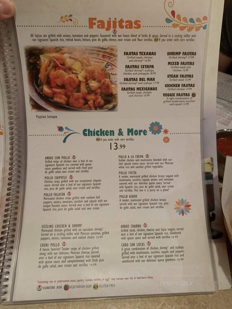 Mexico - Midlothian, VA menu_pic