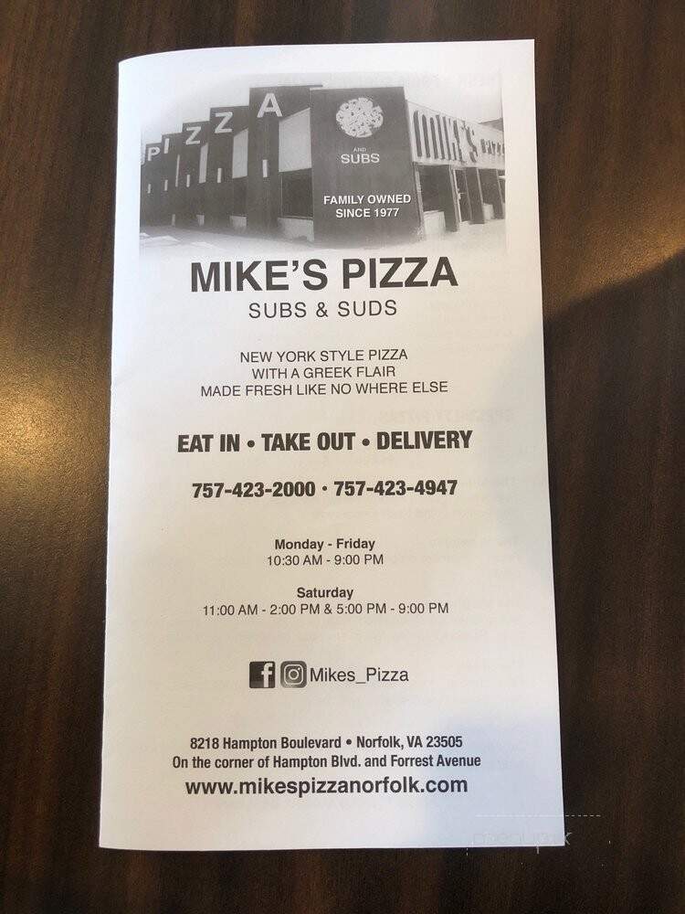 Mike's Pizza - Norfolk, VA