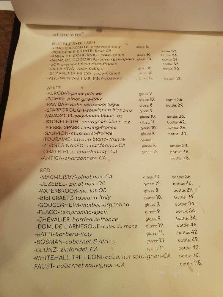 Mosaic Cafe - Richmond, VA menu_pic