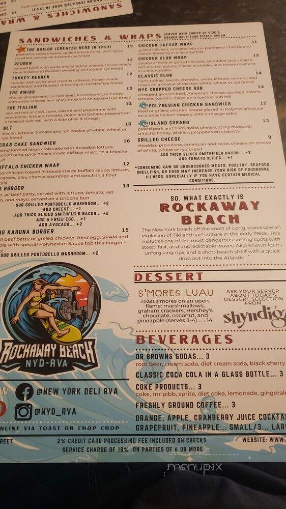 New York Deli - Richmond, VA menu_pic