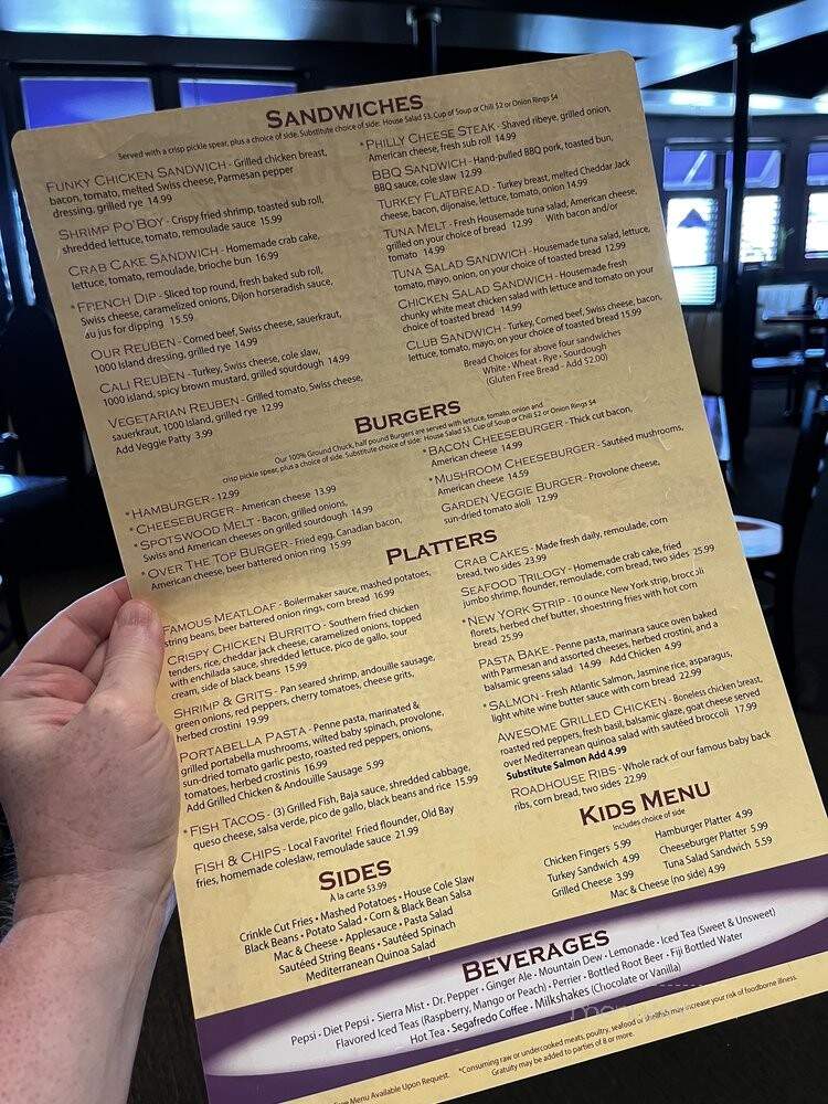No Frill Bar & Grill - Virginia Beach, VA menu_pic