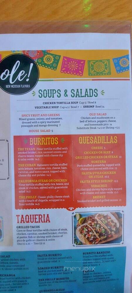 O'Sullivan's Wharf - Virginia Beach, VA menu_pic