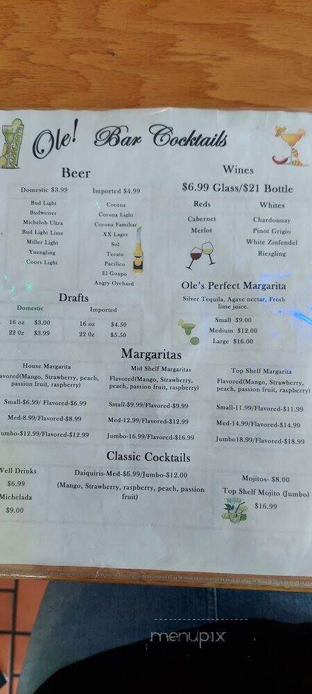 O'Sullivan's Wharf - Virginia Beach, VA menu_pic