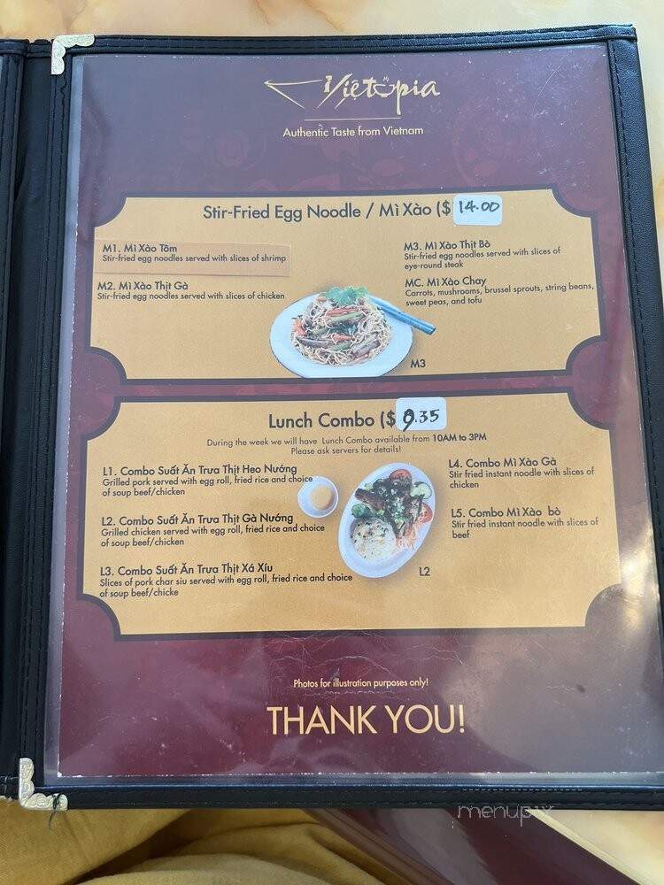Pho Ha Vietnamese Noodle - Harrisonburg, VA menu_pic