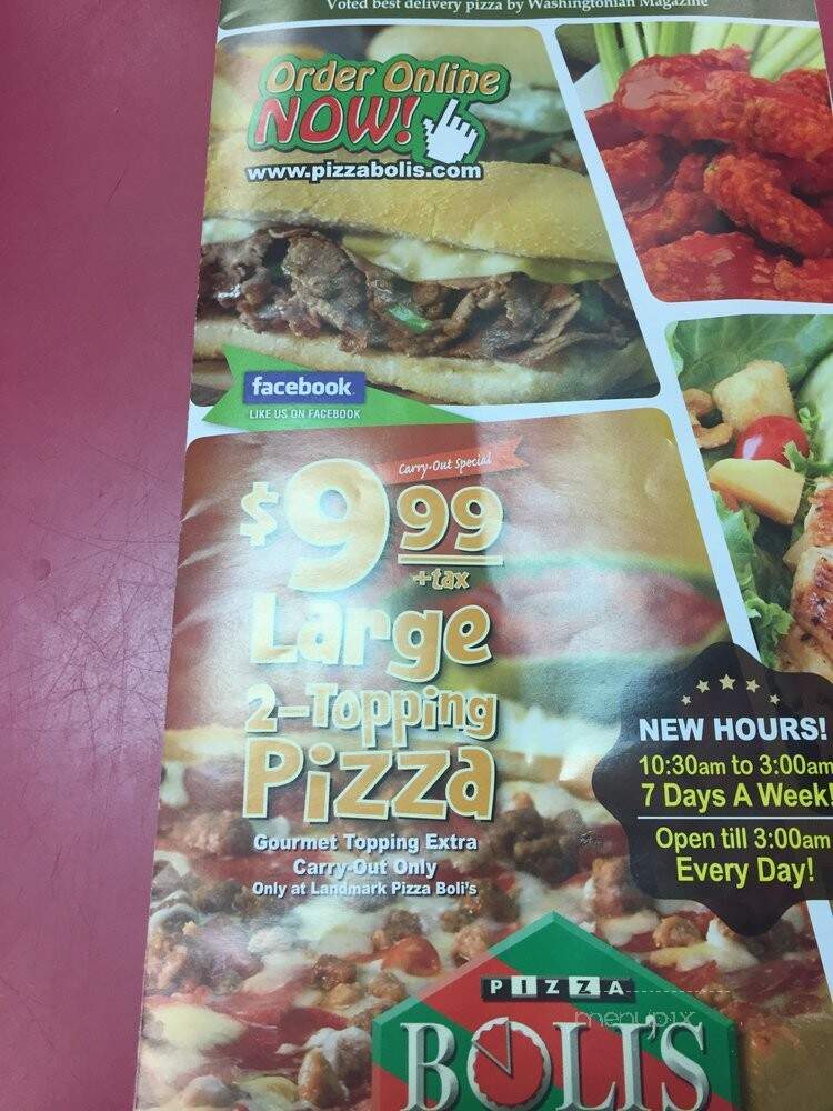 Pizza Boli's - Alexandria, VA