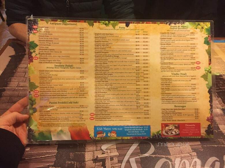 Pomodoro Dulles - Sterling, VA menu_pic
