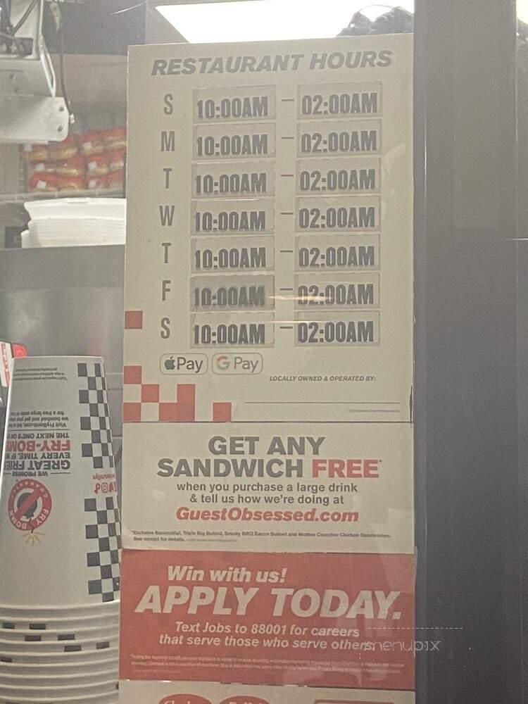 Rally's Hamburgers - Norfolk, VA menu_pic