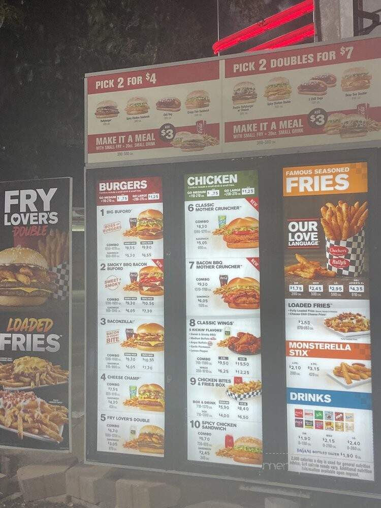 Rally's Hamburgers - Norfolk, VA menu_pic