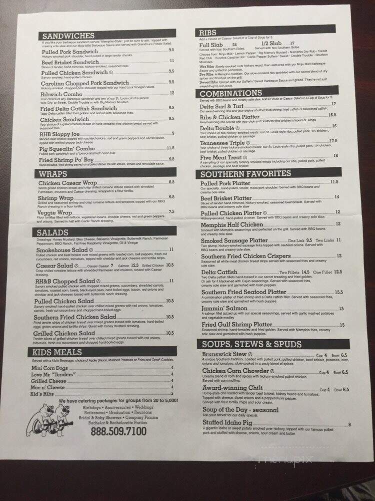 Red Hot & Blue - Fairfax, VA menu_pic
