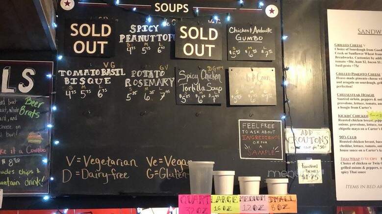 Revolutionary Soup - Charlottesville, VA menu_pic
