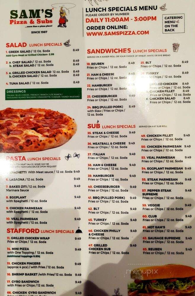Sam's Pizza & Subs - Stafford, VA