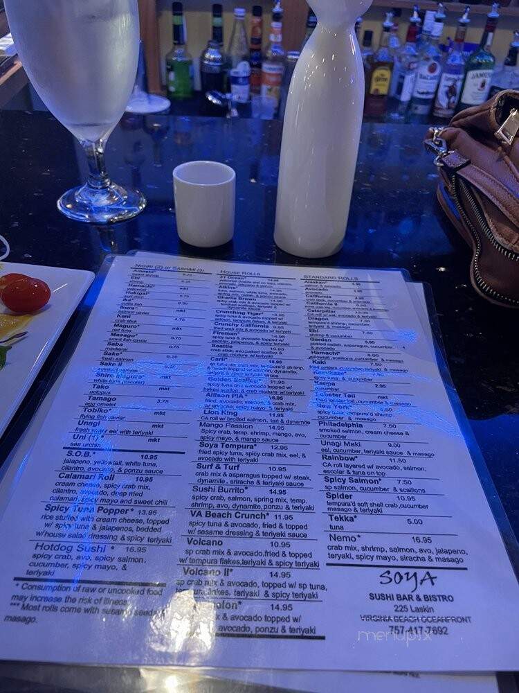 Soya 31 - Virginia Beach, VA menu_pic