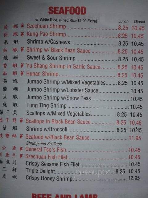 Szechuan D Lite - Fairfax Station, VA menu_pic