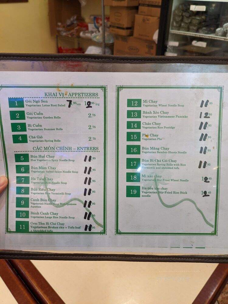 Tranh Truc Restaurant - Falls Church, VA menu_pic