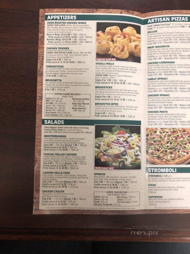 Vocelli Pizza - Springfield, VA menu_pic