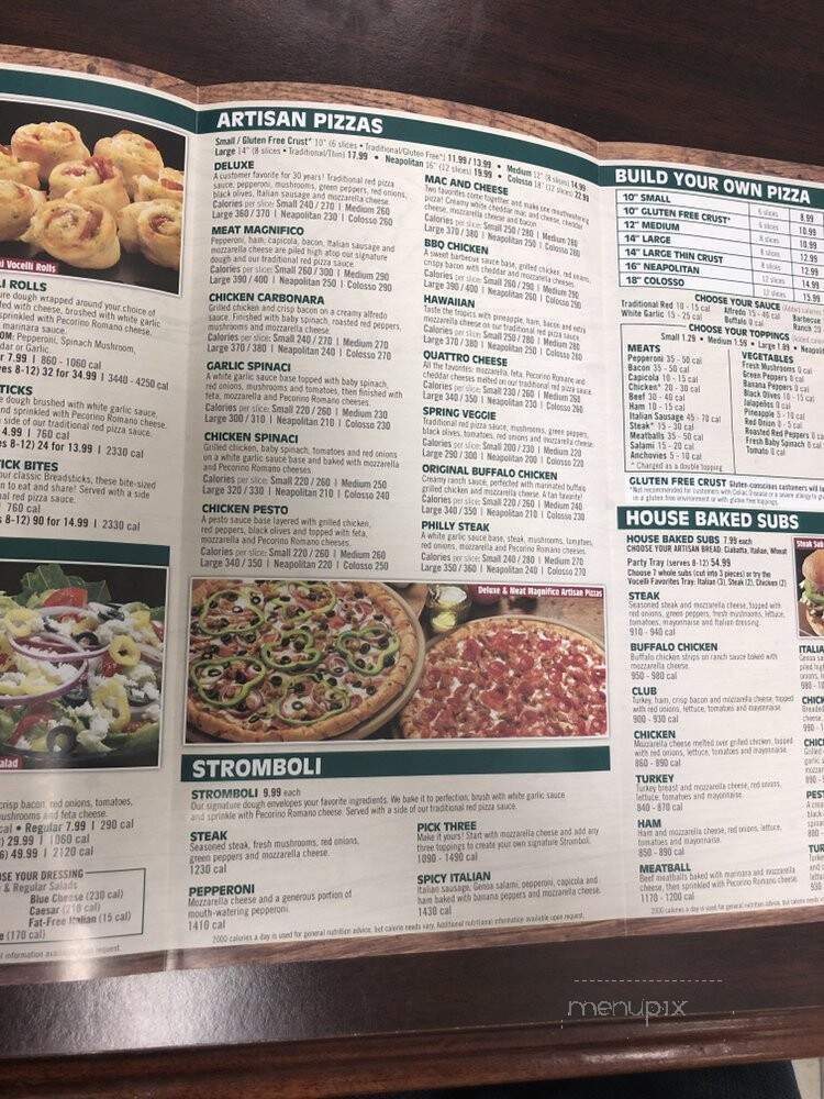 Vocelli Pizza - Springfield, VA menu_pic