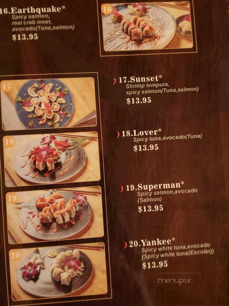 Yama Shushi Bar - Virginia Beach, VA menu_pic