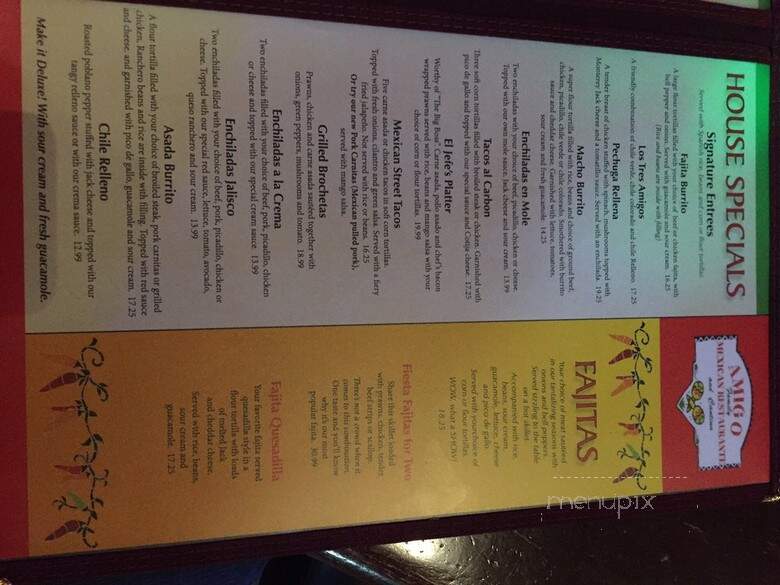 Amigos - Stanwood, WA menu_pic