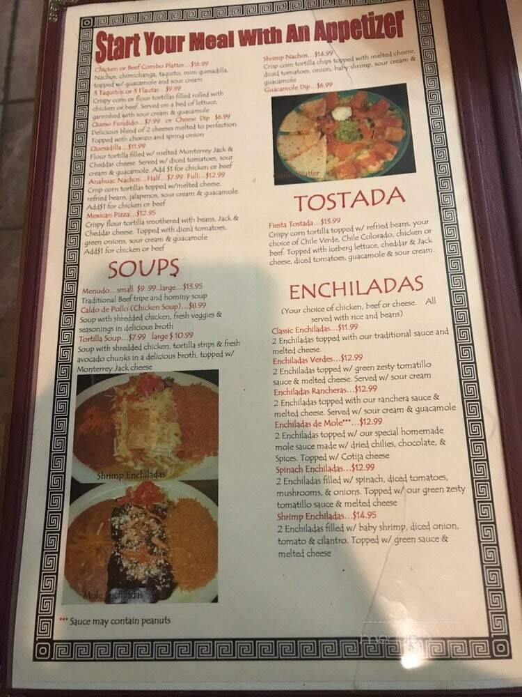Anahua Mexican Restaurant - Tacoma, WA menu_pic