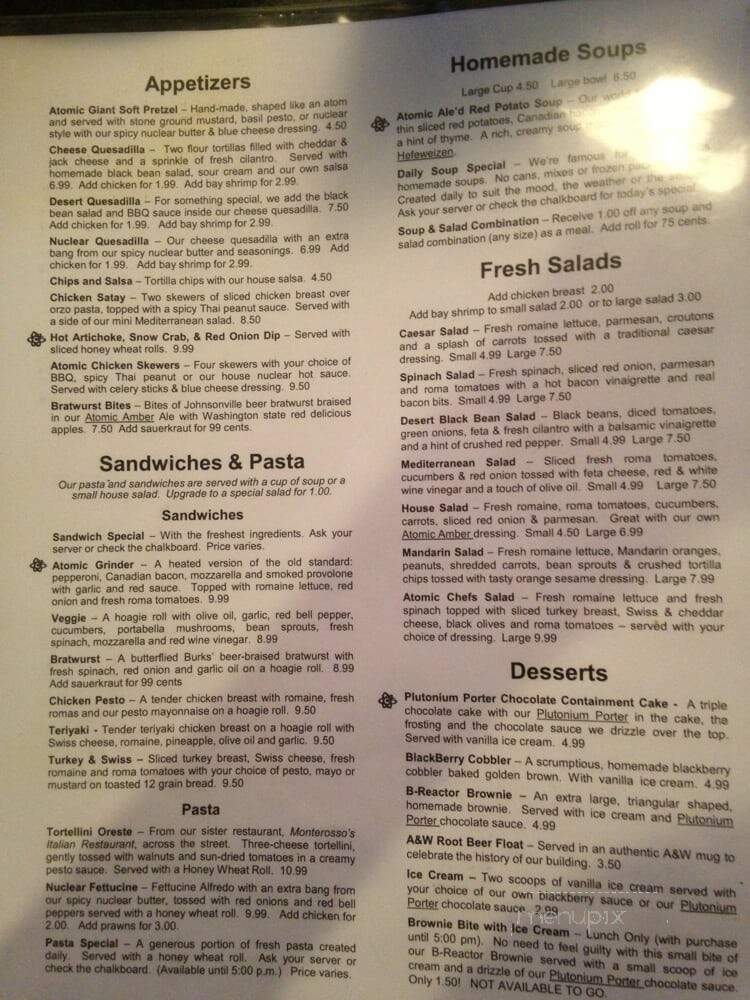 Atomic Ale Brewpub & Eatery - Richland, WA